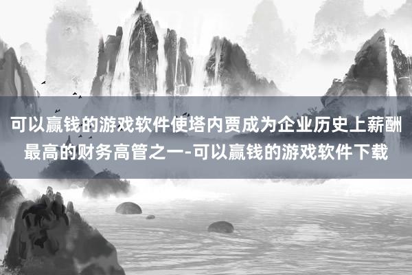 可以赢钱的游戏软件使塔内贾成为企业历史上薪酬最高的财务高管之一-可以赢钱的游戏软件下载